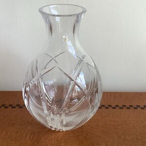 Clear Cut Crystal Vase